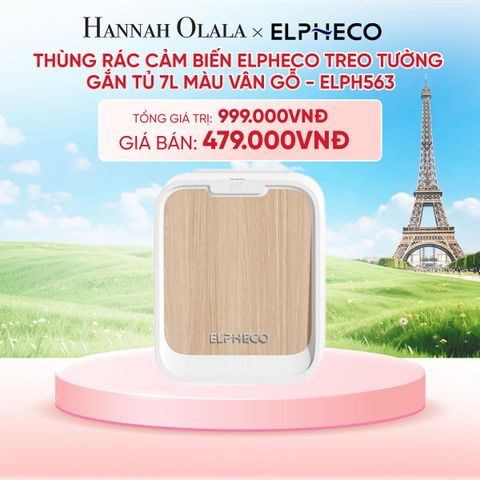  THÙNG RÁC CẢM BIẾN ELPHECO TREO TƯỜNG, GẮN TỦ 7L - DEAL 9 - B80 