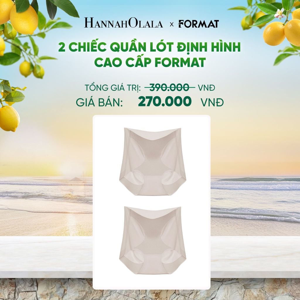  QUẦN LÓT ĐỊNH HÌNH CAO CẤP FORMAT - 10002879 - DEAL 9 - A193 