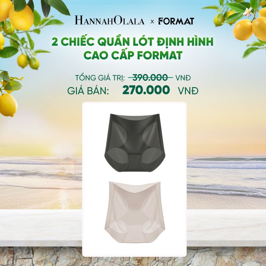  QUẦN LÓT ĐỊNH HÌNH CAO CẤP FORMAT - 10002879 - DEAL 9 - A193 