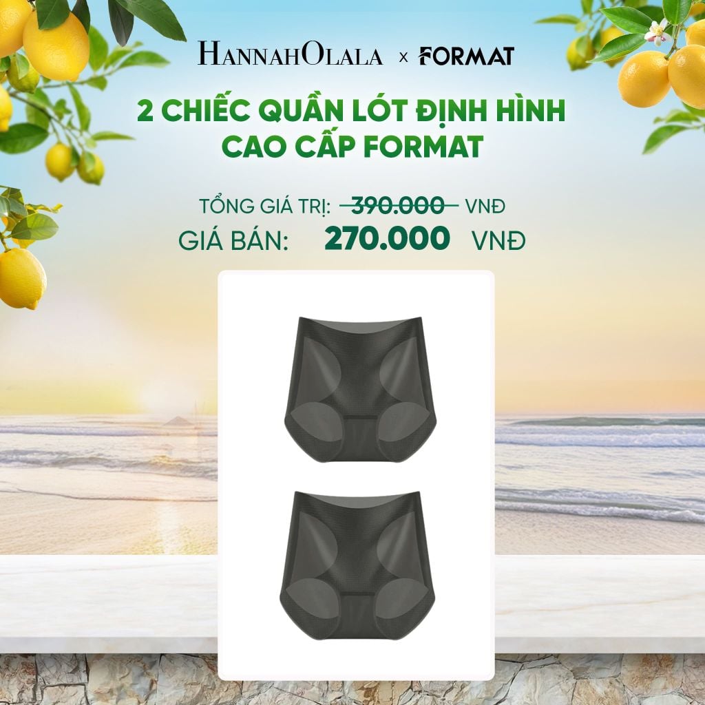  QUẦN LÓT ĐỊNH HÌNH CAO CẤP FORMAT - 10002879 - DEAL 9 - A193 