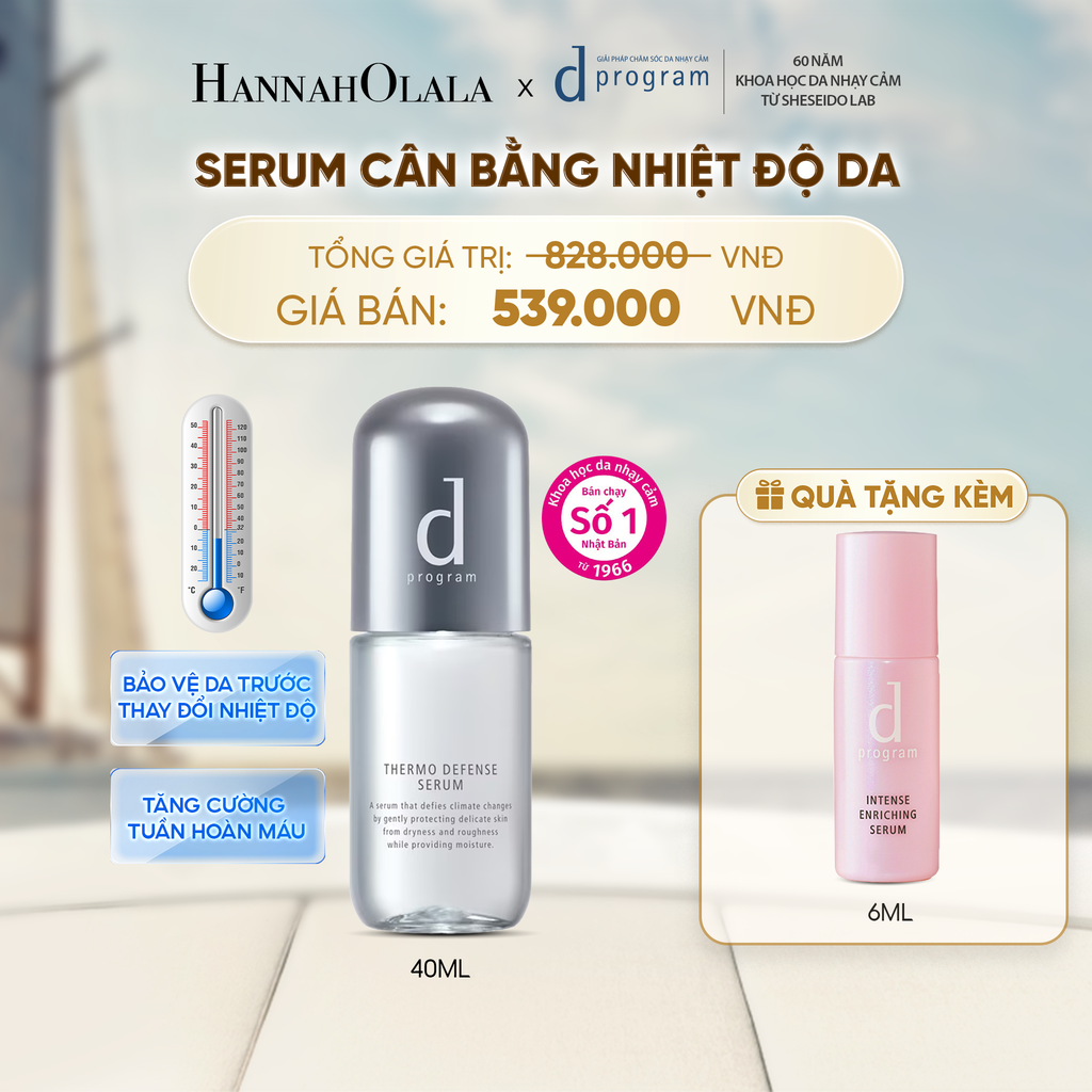  SERUM CÂN BẰNG NHIỆT ĐỘ DA D PROGRAM THERMO SERUM 40ML - DEAL 9 