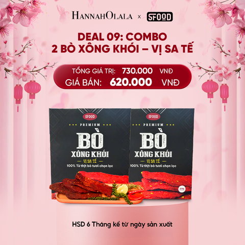  A1673_DEAL 09: COMBO BÒ XÔNG KHÓI – VỊ SA TẾ 
