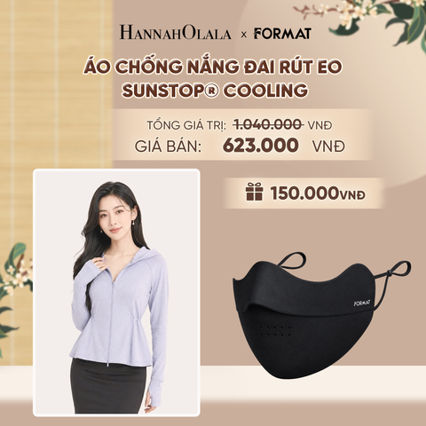  NỮ/ÁO CHỐNG NẮNG ĐAI RÚT EO FORMAT - 10005611 - DEAL 9 