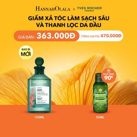  GIẤM XẢ TÓC LÀM SẠCH SÂU VÀ THANH LỌC DA ĐẦU TẶNG MINI DẦU GỘI GIẢM GÀU 