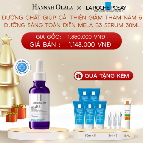 A965_DEAL 9: DƯỠNG CHẤT GIÚP CẢI THIỆN GIẢM THÂM NÁM & DƯỠNG SÁNG TOÀN DIỆN MELA B3 SERUM 30ML 