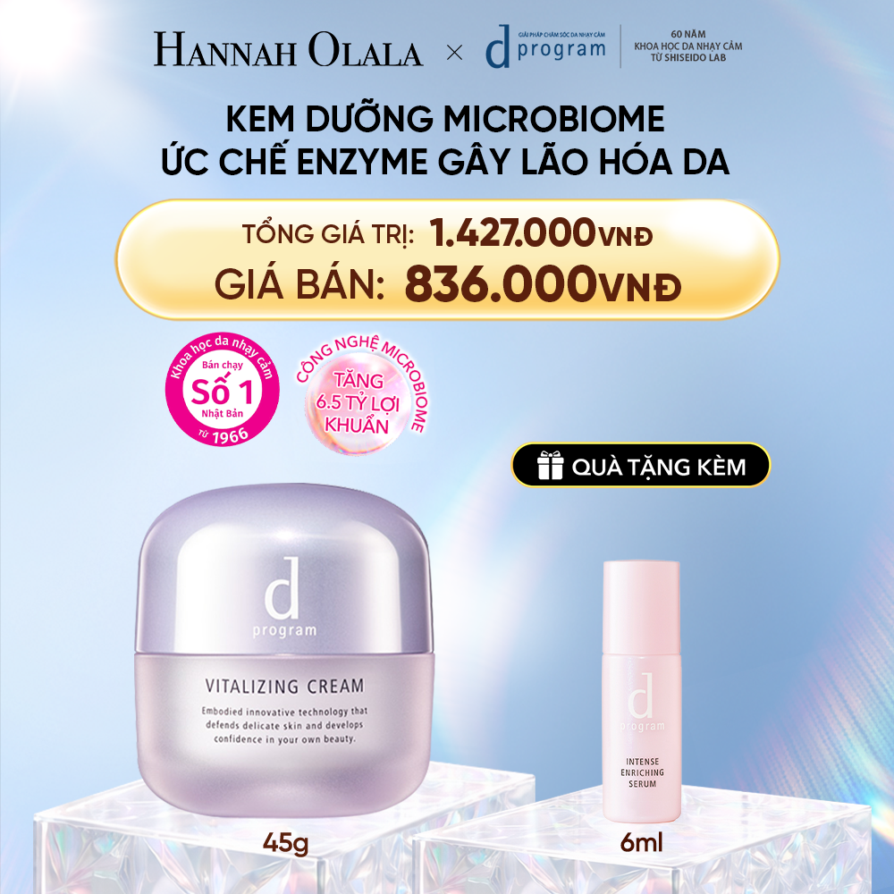  DEAL 9: KEM DƯỠNG NGĂN NGỪA LÃO HÓA D PROGRAM VITALIZING CREAM 45G 