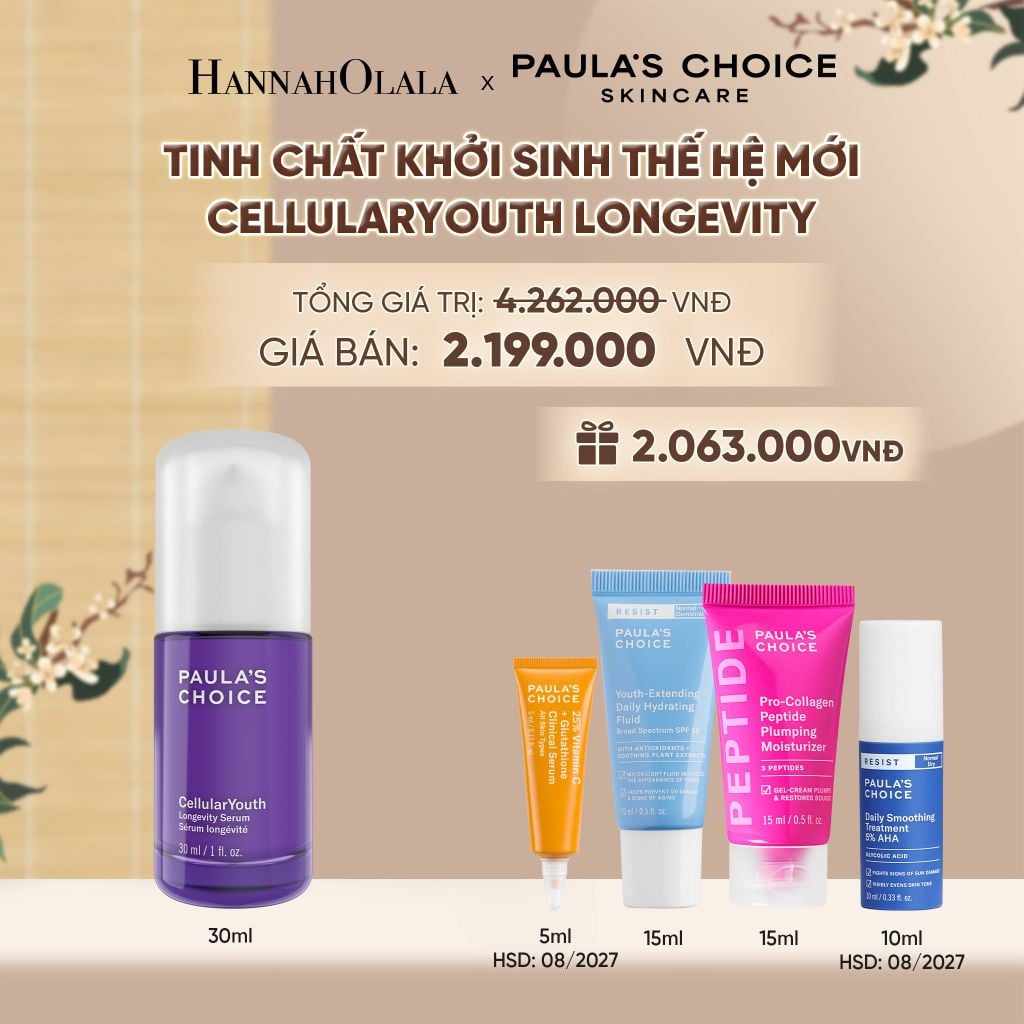  TINH CHẤT KHỞI SINH NAD+ CELLULARYOUTH LONGEVITY - DEAL 12 - A1885 