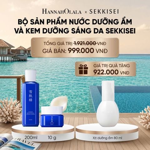  BỘ SẢN PHẨM NƯỚC DƯỠNG ẨM VÀ KEM DƯỠNG SÁNG DA SEKKISEI_ A581_ D590 