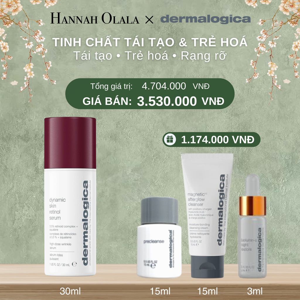  DEAL 9: TINH CHẤT TÁI CẤU TRÚC & ĐẢO NGƯỢC LÃO HOÁ DYNAMIC SKIN RETINOL 3,5% 30ML 
