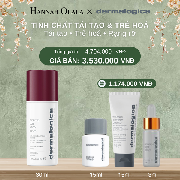  DEAL 9: TINH CHẤT TÁI CẤU TRÚC & ĐẢO NGƯỢC LÃO HOÁ DYNAMIC SKIN RETINOL 3,5% 30ML 