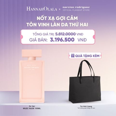  NƯỚC HOA NỮ NARCISO RODRIGUEZ MUSC NUDE EDP 100ML - DEAL 9 - A1268 