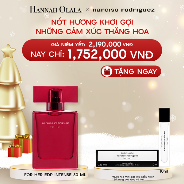  A247_DEAL 9: Nước Hoa nữ Narciso Rodriguez For Her Eau De Parfum Intense 30ml 