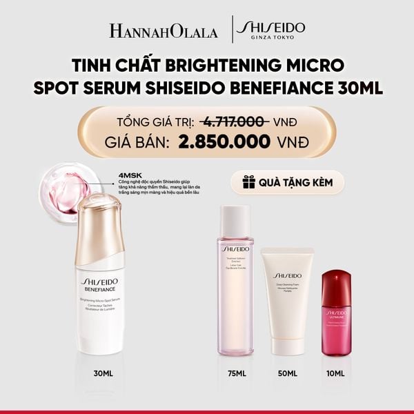  TINH CHẤT (SERUM) DƯỠNG DA SHISEIDO BENEFIANCE BRIGHTENING MICRO-SPOT SERUM 30ML - DEAL 09 - C107 