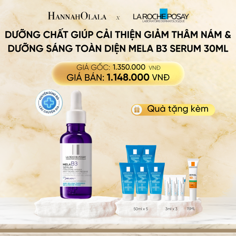  DEAL 9: DƯỠNG CHẤT GIÚP CẢI THIỆN GIẢM THÂM NÁM & DƯỠNG SÁNG TOÀN DIỆN MELA B3 SERUM 30ML 