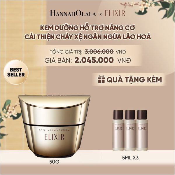  KEM DƯỠNG CẢI THIỆN CHẢY XỆ NGĂN NGỪA LÃO HÓA ELIXIR TOTAL V FIRMING CREAM 50G - DEAL 15 - A1268 