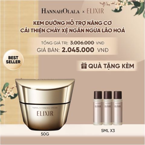  KEM DƯỠNG CẢI THIỆN CHẢY XỆ NGĂN NGỪA LÃO HÓA ELIXIR TOTAL V FIRMING CREAM 50G - DEAL 15 - A1268 