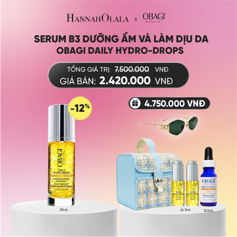  SERUM B3 DƯỠNG ẨM VÀ LÀM DỊU DA DAILY HYDRO-DROPS 30ML - DEAL 9_ A859 