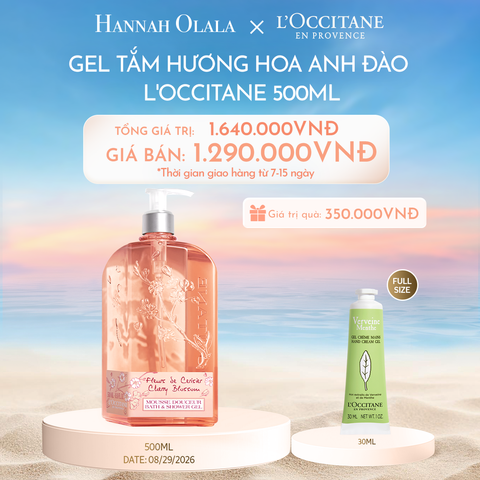  C1106_DEAL 9: GEL TẮM HƯƠNG HOA ANH ĐÀO L'OCCITANE 500ML 