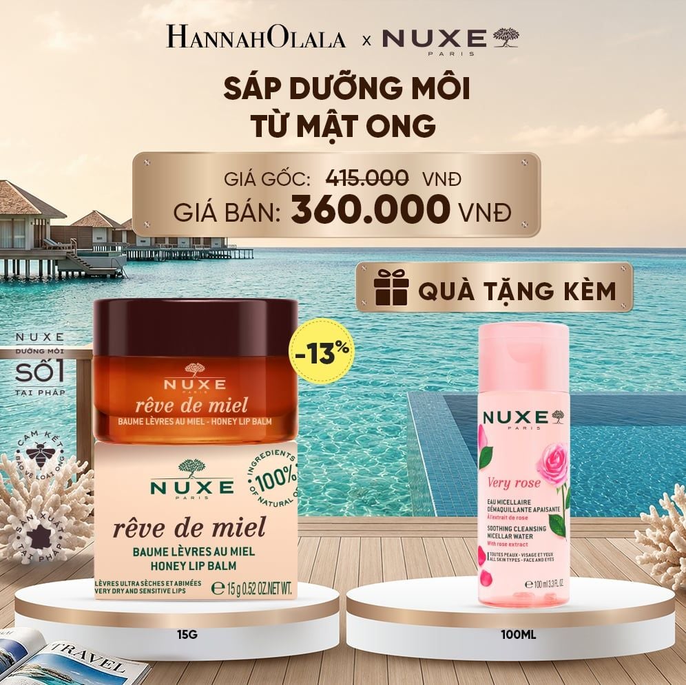  SÁP DƯỠNG MÔI MẬT ONG NUXE LIP BALM 15G 