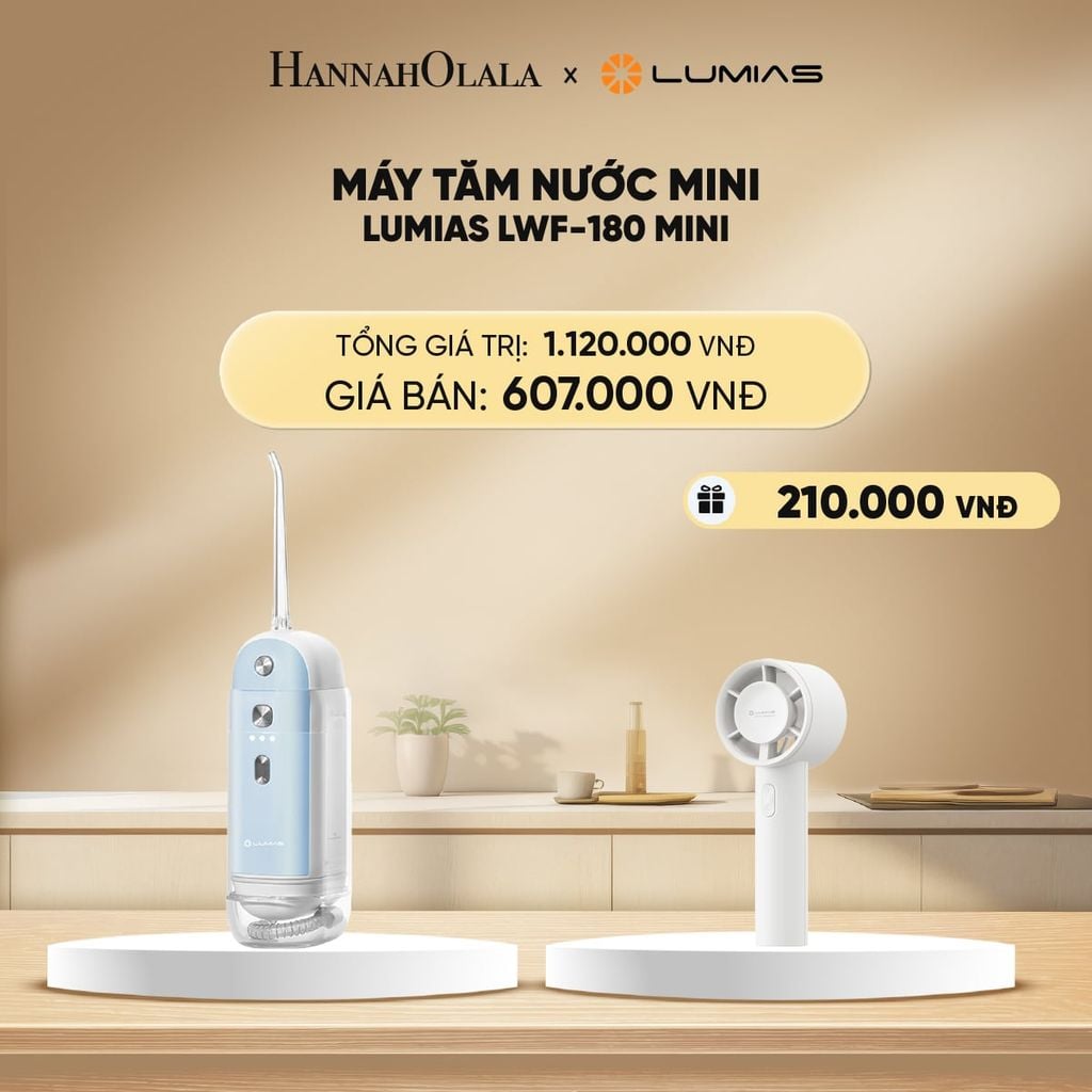  DEAL 9: MÁY TĂM NƯỚC MINI LUMIAS LWF-180 MINI 