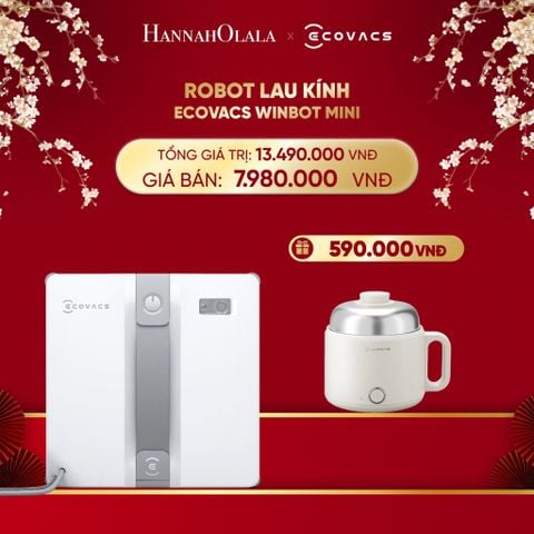  DEAL 9: ROBOT LAU KÍNH ECOVACS WINBOT MINI 