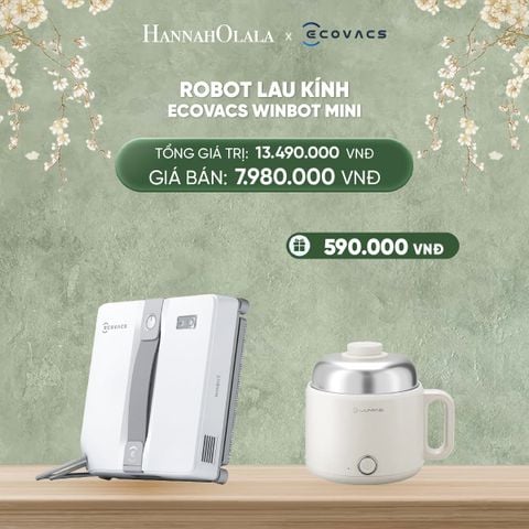  DEAL 9: ROBOT LAU KÍNH ECOVACS WINBOT MINI 