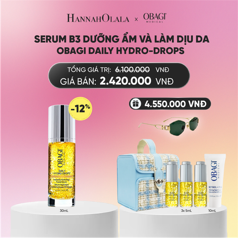  SERUM B3 DƯỠNG ẨM VÀ LÀM DỊU DA DAILY HYDRO-DROPS 30ML - DEAL 9_A859 