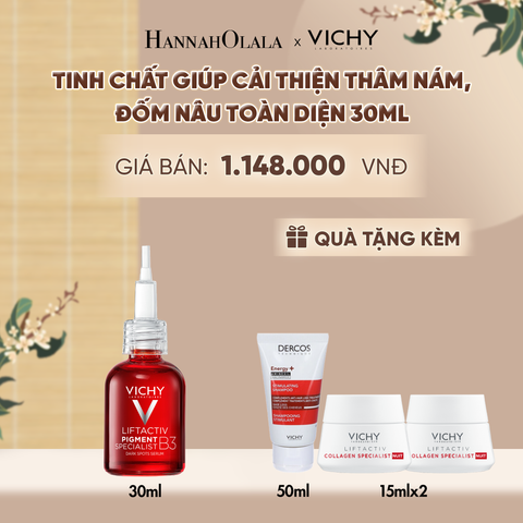  SERUM VICHY B3 SÁNG DA GIẢM ĐỐM NÂU THÂM NÁM TOÀN DIỆN, 30ML - A960 