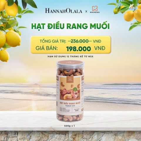  HẠT ĐIỀU RANG MUỐI 500G DEAL 9: 