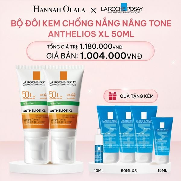 E994_DEAL 9: BỘ ĐÔI KEM CHỐNG NẮNG BẢO VỆ DA, KIỂM SOÁT DẦU ANTHELIOS XL OIL CONTROL GEL CREAM 50ML 