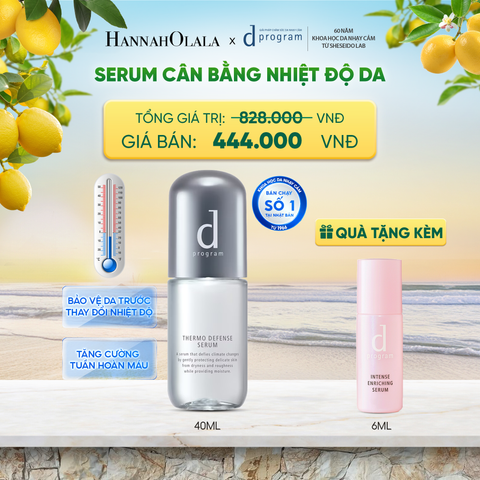  SERUM CÂN BẰNG NHIỆT ĐỘ DA D PROGRAM THERMO SERUM 40ML - DEAL 9 