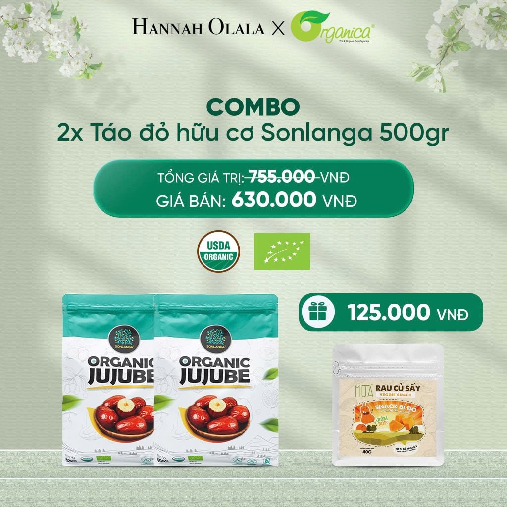  DEAL 9: COMBO TÁO ĐỎ KỶ TỬ HỮU CƠ 
