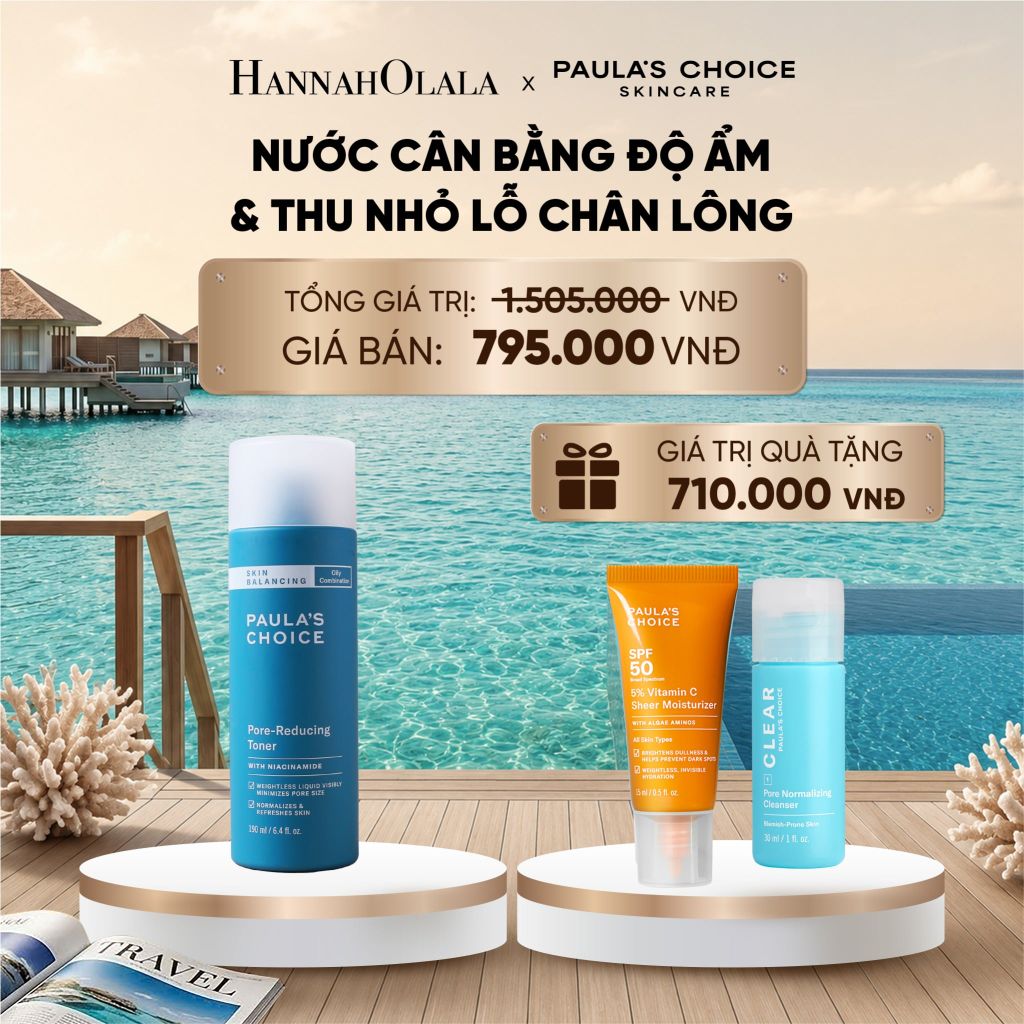 NƯỚC CÂN BẰNG ĐỘ ẨM VÀ ĐIỀU CHỈNH LỖ CHÂN LÔNG 190ML - DEAL 9_ D1220 
