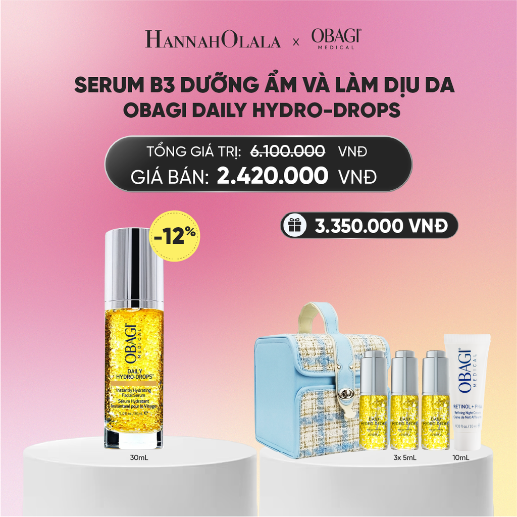  SERUM B3 DƯỠNG ẨM VÀ LÀM DỊU DA DAILY HYDRO-DROPS 30ML - DEAL 9_A859 