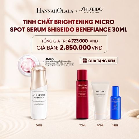  TINH CHẤT BRIGHTENING MICRO SPOT SERUM SHISEIDO BENEFIANCE 30ML - DEAL 9 