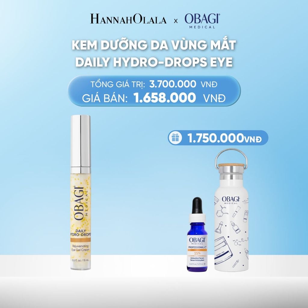  DEAL 9: KEM DƯỠNG DA VÙNG MẮT DAILY HYDRO-DROPS EYE GEL​ 15ML 