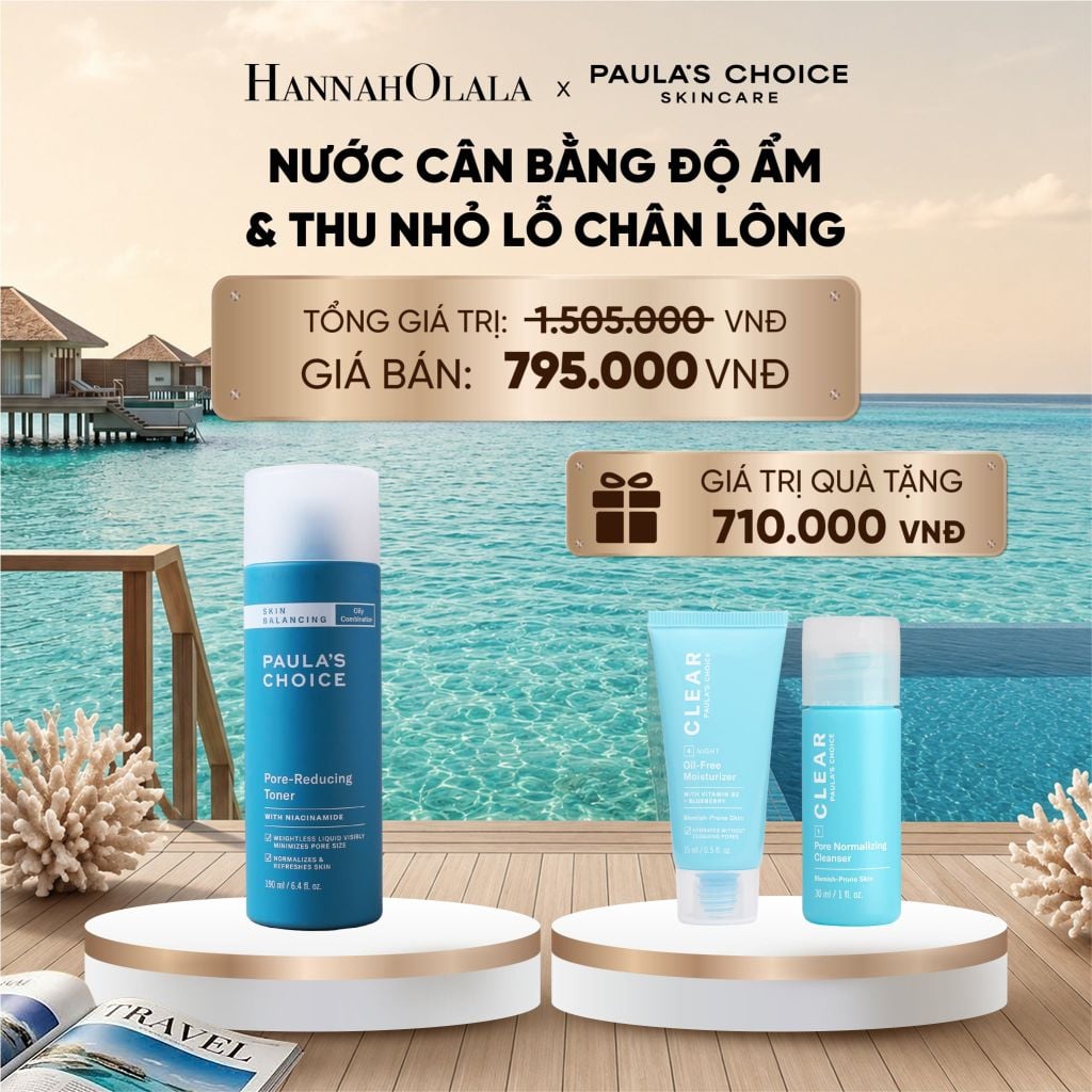  NƯỚC CÂN BẰNG ĐỘ ẨM VÀ ĐIỀU CHỈNH LỖ CHÂN LÔNG 190ML - DEAL 9 