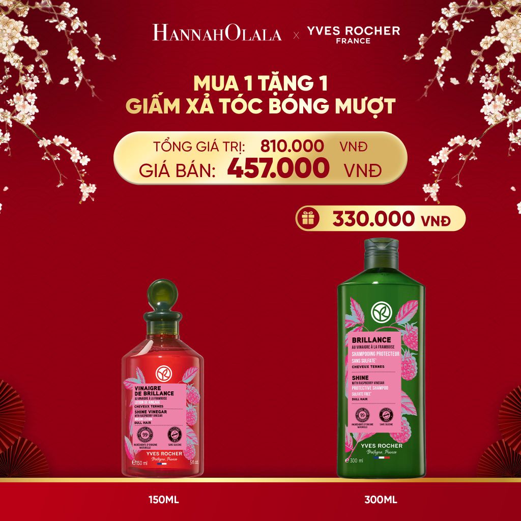  DEAL 10: MUA 1 TẶNG 1 GIẤM XẢ TÓC BÓNG MƯỢT TẶNG DẦU GỘI 