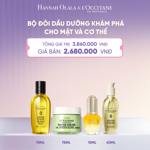  BỘ ĐÔI DẦU DƯỠNG KHÁM PHÁ CHO MẶT VÀ CƠ THỂ  - L037 