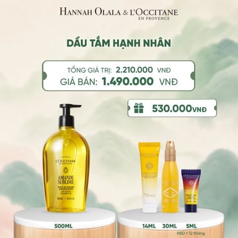  DẦU TẮM HẠNH NHÂN LOCCITANE 500ML - A400 