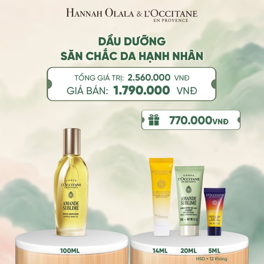  DẦU DƯỠNG THỂ HẠNH NHÂN LOCCITANE 100ML - A401 