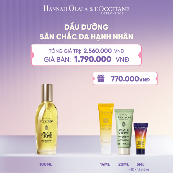  DẦU DƯỠNG THỂ HẠNH NHÂN LOCCITANE 100ML  - L025 