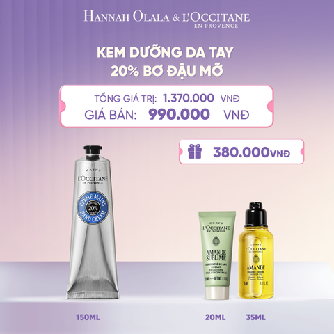  KEM DƯỠNG DA TAY BƠ ĐẬU MỠ LOCCITANE 150ML  - L026 