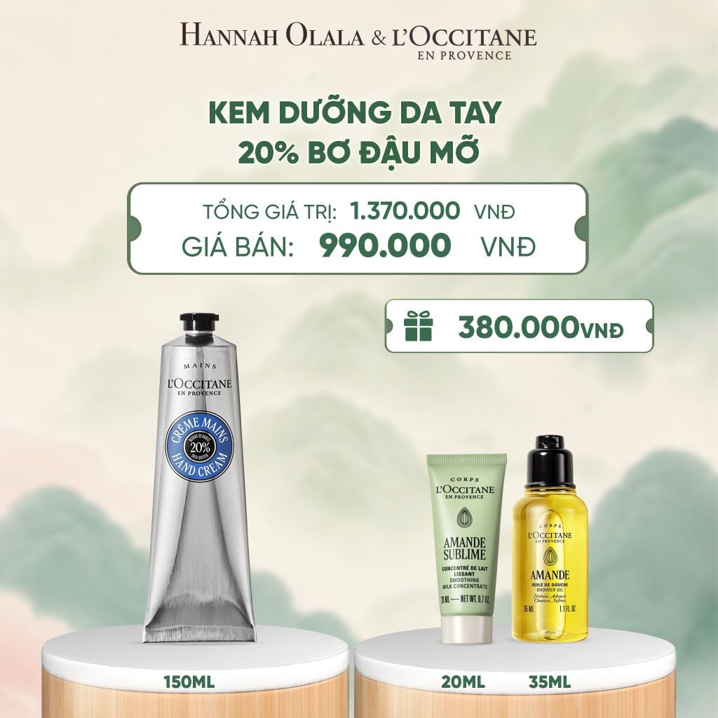  KEM DƯỠNG DA TAY BƠ ĐẬU MỠ LOCCITANE 150ML - A402 