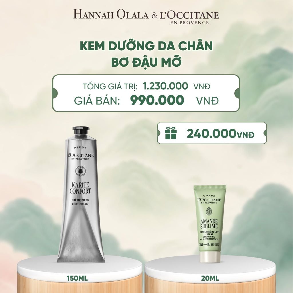  KEM DƯỠNG DA CHÂN BƠ ĐẬU MỠ LOCCITANE 150ML - A403 