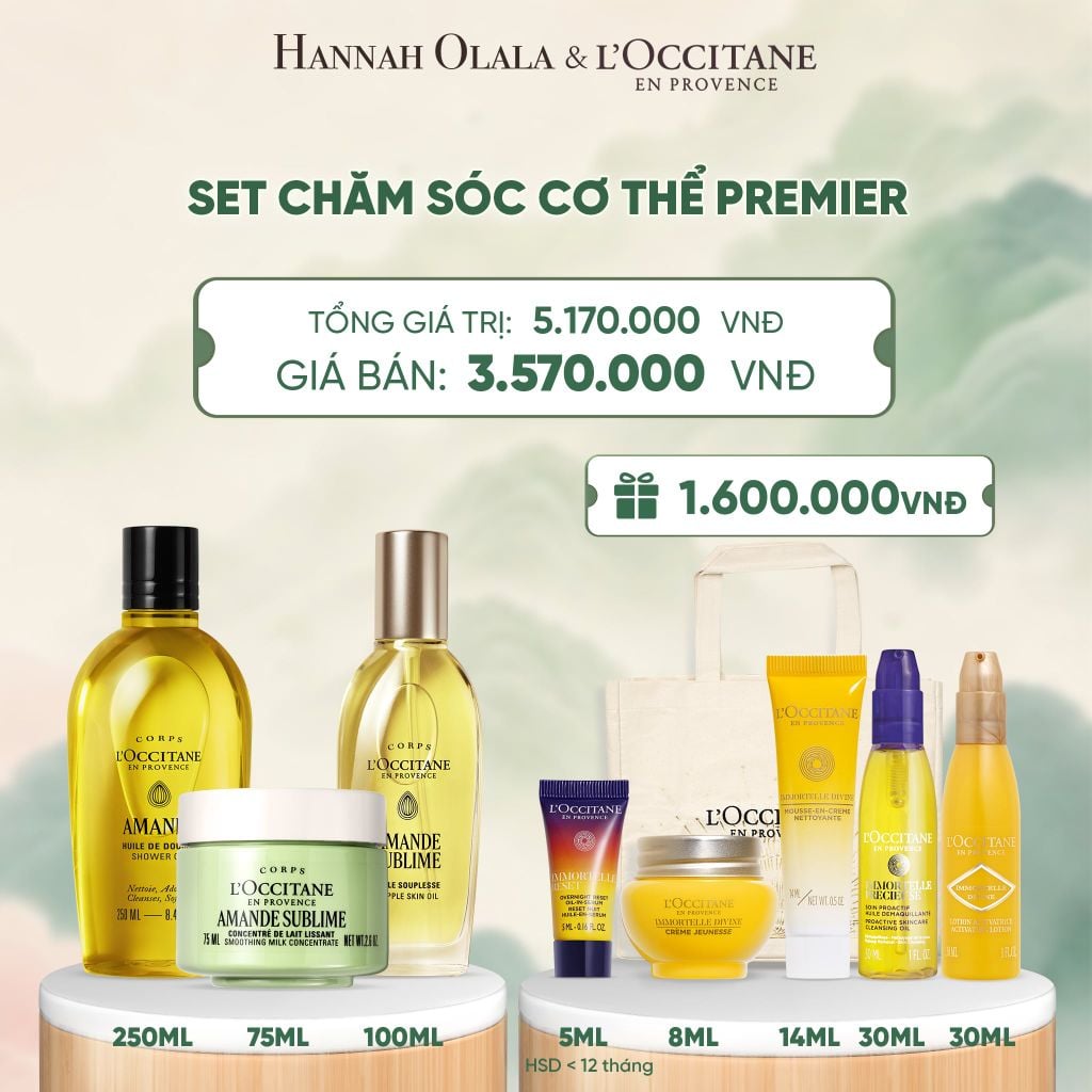  SET CHĂM SÓC CƠ THỂ PREMIER LOCCITANE - A406 