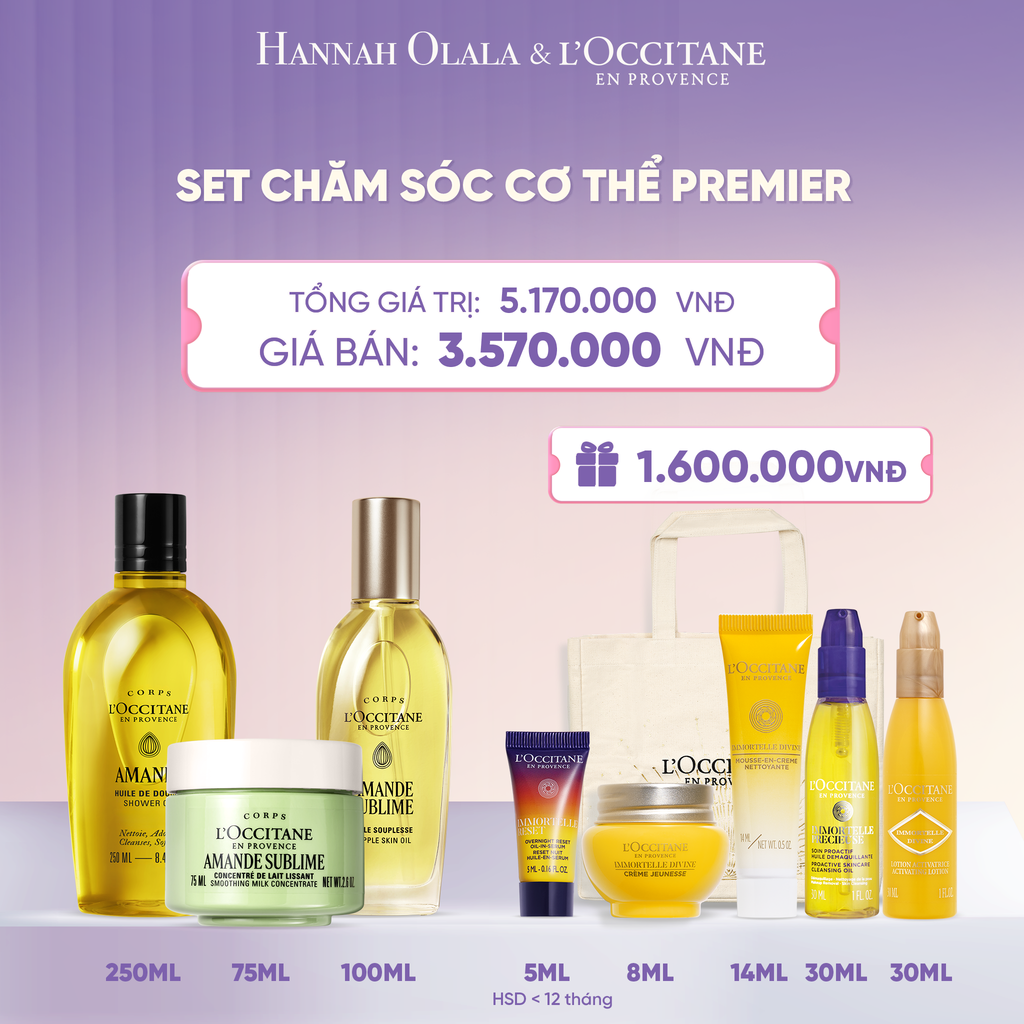  SET CHĂM SÓC CƠ THỂ PREMIER LOCCITANE  - L030 