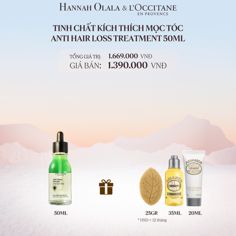  DEAL 6: TINH CHẤT KÍCH THÍCH MỌC TÓC LOCCITANE 50ML 