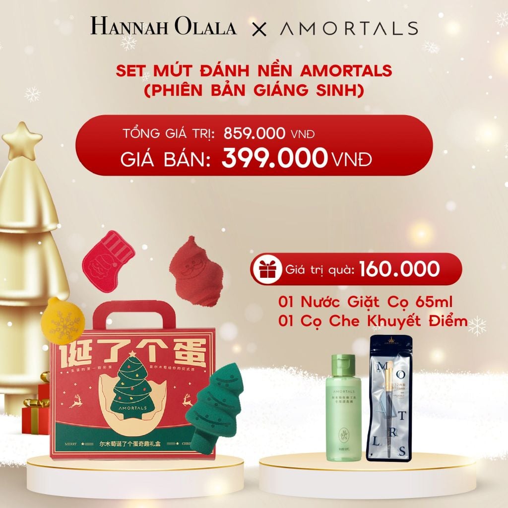  DEAL 4: SET MÚT ĐÁNH NỀN AMORTALS (PHIÊN BẢN GIÁNG SINH) 