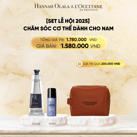  DEAL 1: [SET LỄ HỘI] CHĂM SÓC CƠ THỂ DÀNH CHO NAM 